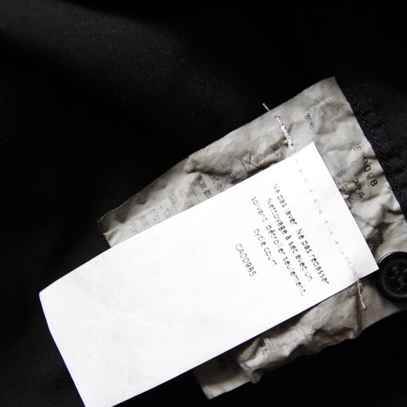 BNWT AW20 COMME DES GARCONS BLACK SHORT SLEEVE SHIRT L - Picture 8 of 9